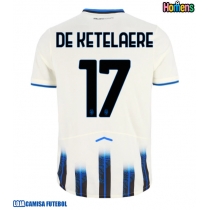 Camisa de Futebol Atalanta Charles De Ketelaere #17 Equipamento Secundário 2025-26 Manga Curta